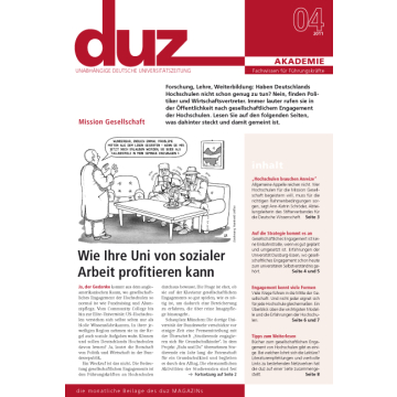 duz Akademie – Ausgabe 27 „Mission Gesellschaft“