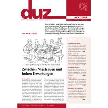 duz Akademie – Ausgabe 7 „Der Hochschulrat“