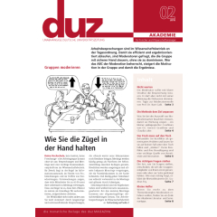 duz Akademie – Ausgabe 13 „Gruppen moderieren“